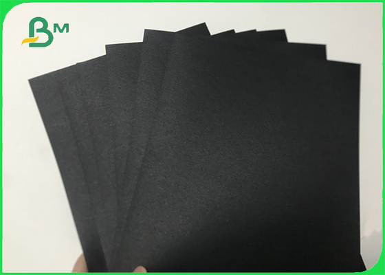 Mix Pulp 120g to 500g A3 A4 Size Solid Black kraft Paper Board Sheet / Coils