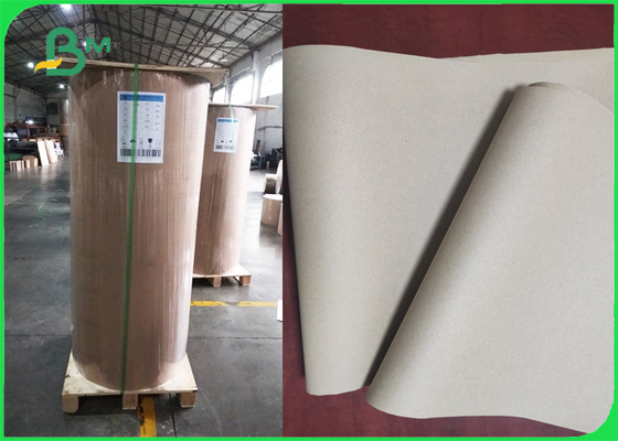 100gsm Recyled Kraft Pattern Paper Jumbo Roll 72&quot; Garment Factory Use