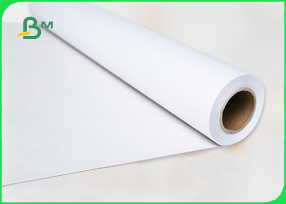 80gsm White Plotter Paper For HP Inkjet Printers 20&quot; x 50yards 2&quot; core size