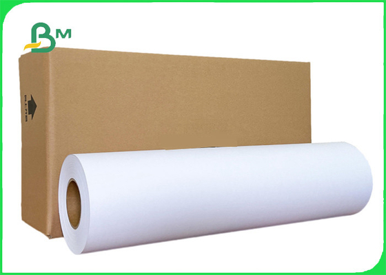 80gsm White Plotter Paper For HP Inkjet Printers 20&quot; x 50yards 2&quot; core size