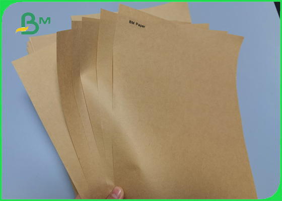 Strong quality 90gsm Semi Extensible brown Kraft paper rolls for Cement bags