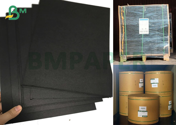 Jumbo Rolls 150gsm 200gsm Double Sides Dark Black Packaging Paper Board