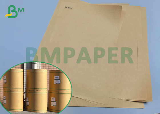 Jumbo Rolls 70gsm 90gsm Virgin Pulp Unbleached Semi Extensible Craft Paper