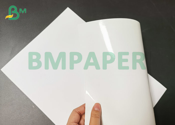 Large Format High Gloss Surface 80gsm White Self - Adhesive sticker Paper sheet