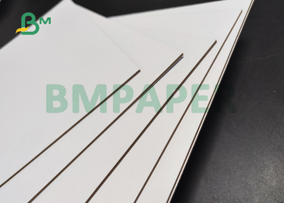 1.5mm 2mm Laminated Duplex Board White Back 70 * 100cm Two Side Coated