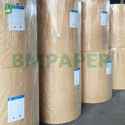 75gsm 100% Wood Pulp High Strength Stretch Kraft Liner Paper Rolls