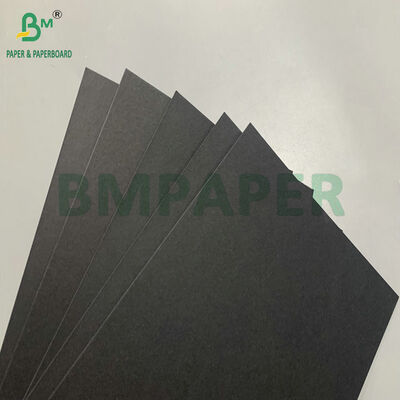 Eco-friendly Laminated Black Cardstock Heavy 1mm 1.5mm Duty Cover Paper for Gift Packaging Box