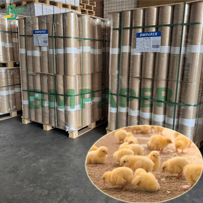 100% Recycled 43g Chick Brooding Poultry Paper Roll 63cm x 200m Lightweight