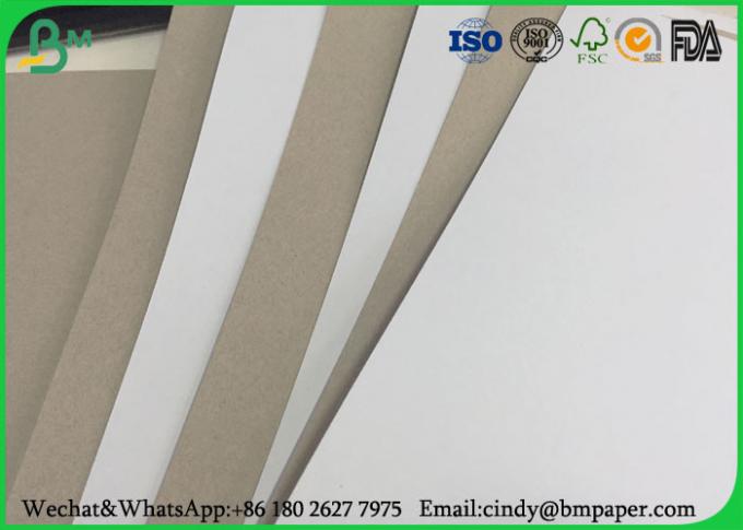 700 * 1000mm Grey Back Duplex Board , 300gsm 350gsm Coated Duplex Paper ...